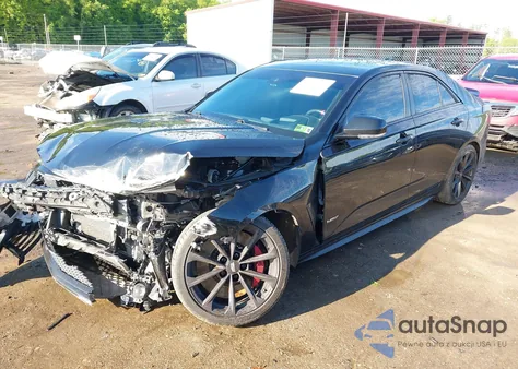 2022 Cadillac Ct4-V V-Series Blackwing from USA, damaged, VIN 1G6D75RP2N0411100